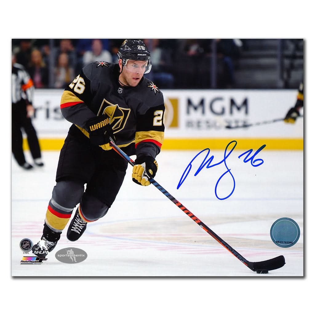 Authentic Paul Stastny Vegas Golden Knights Autographed 8x10 - SportAuthentix