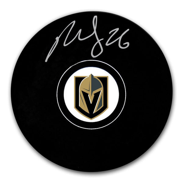 Authentic Paul Stastny Vegas Golden Knights Autographed Puck - SportAuthentix