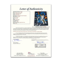 Hamill Fisher Prowse Daniels Mayhew Star Wars: Episode IV: A New Hope Cast Signed 16x20 Photo JSA COA