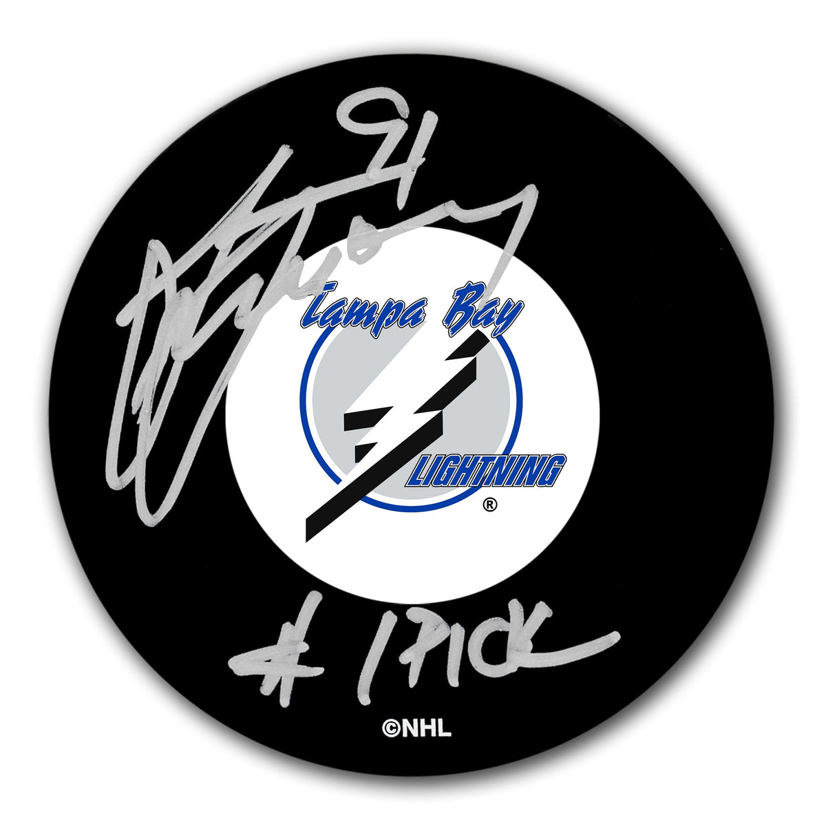 Steven Stamkos Tampa Bay Lightning Autographed Puck - Sport Authentix Inc