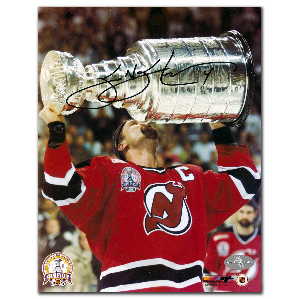 Scott Stevens New Jersey Devils 2000 Stanley Cup Autographed 8x10 - Sport Authentix Inc