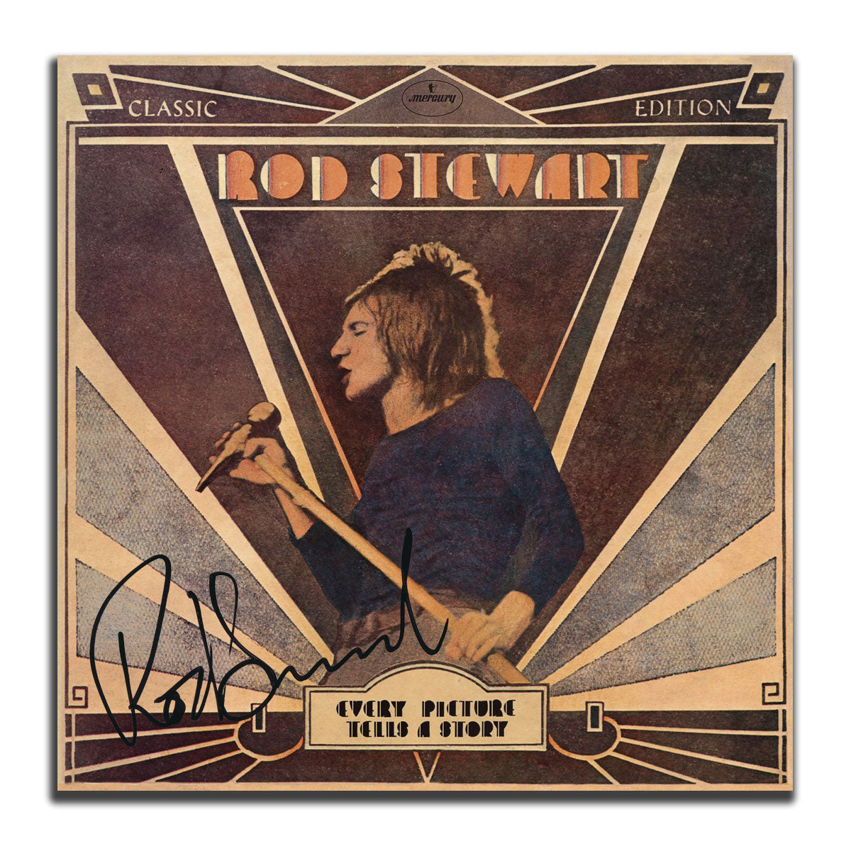 Rod Stewart Signed EVERY PICTURE TELLS A STORY Autographed Vinyl Album LP