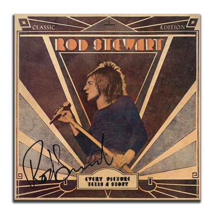 Rod Stewart autographed EVERY PICTURE TELLS A STORY vinyl LP, signature on album cover, includes certificate of authenticity.