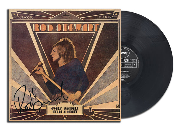 Rod Stewart Signed EVERY PICTURE TELLS A STORY Autographed Vinyl Album LP