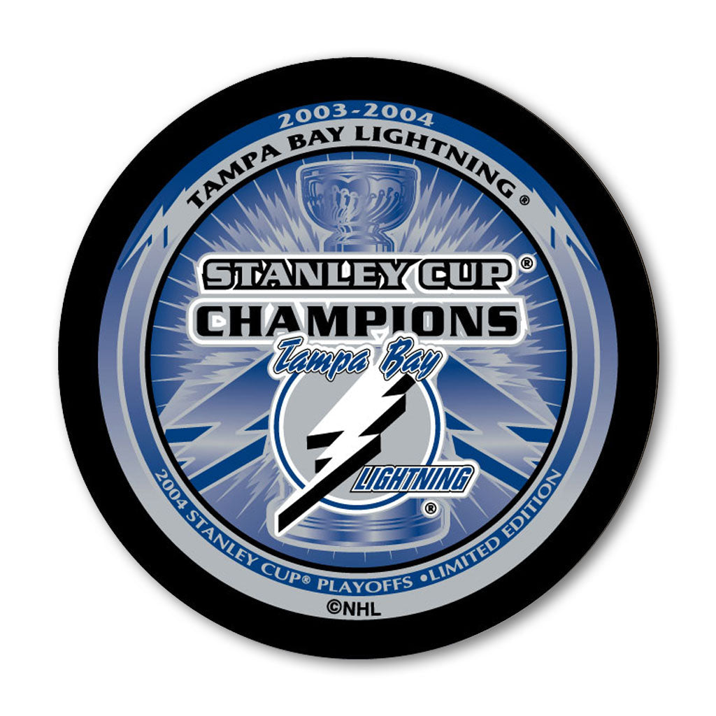 Martin St. Louis Pre-Order 2004 Stanley Cup Autographed Puck - Sport Authentix Inc