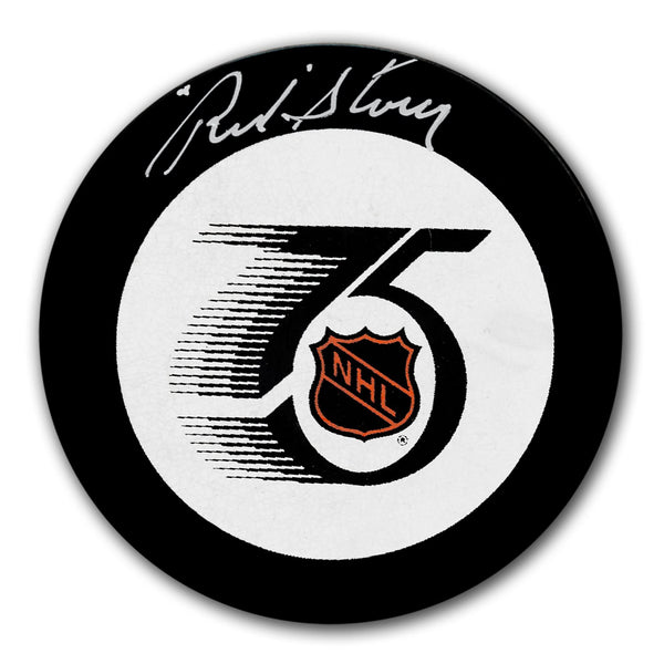 Authentic Red Storey NHL Referee HOF Autographed Official Game Puck - SportAuthentix