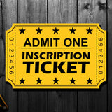 Brent Sutter Pre-Order Inscription Ticket