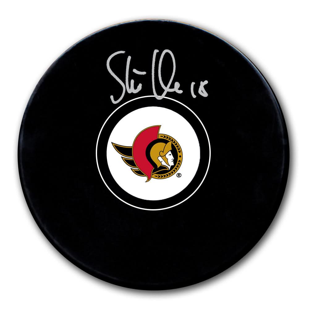 Authentic Tim Stutzle Ottawa Senators Autographed Puck - SportAuthentix