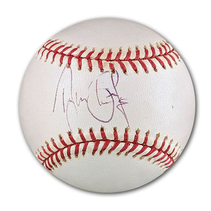 Tanyon Sturtze autographed MLB Official Major League baseball, white with red stitching, black ink signature on the sweet spot.