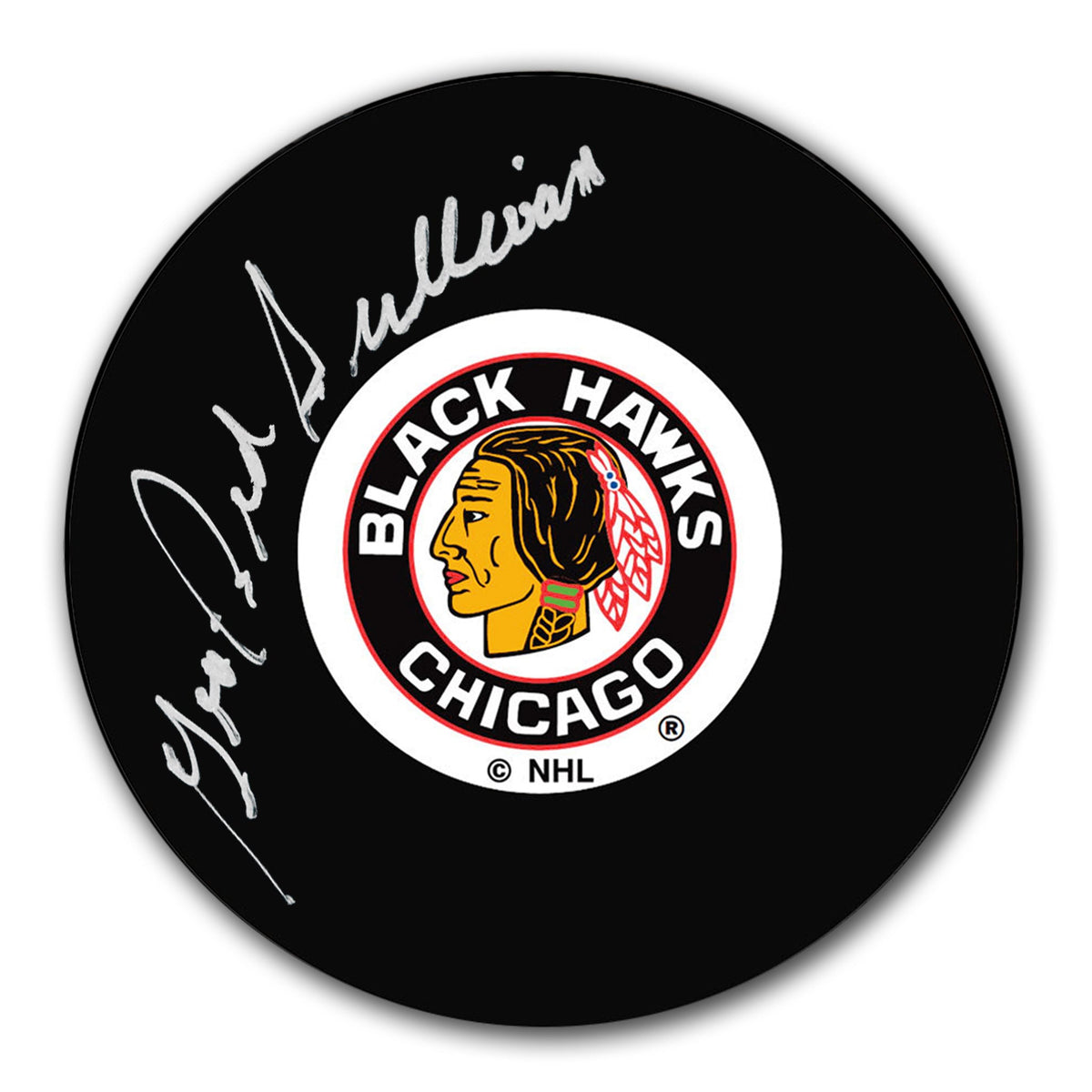 George Sullivan Chicago Blackhawks Autographed Puck - Sport Authentix Inc