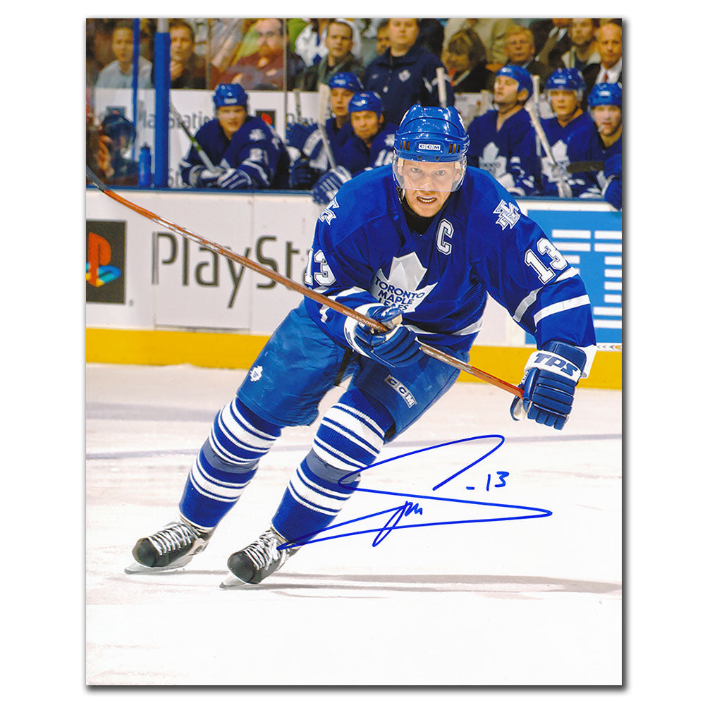 Mats Sundin Toronto Maple Leafs RUSH Autographié 8x10
