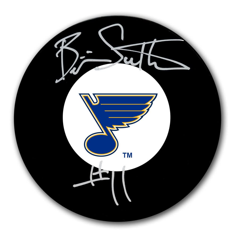 Authentic Brian Sutter St. Louis Blues Autographed Puck - SportAuthentix