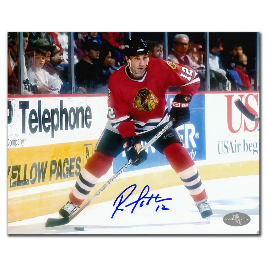 Authentic Brent Sutter Chicago Blackhawks Autographed 8x10 - SportAuthentix