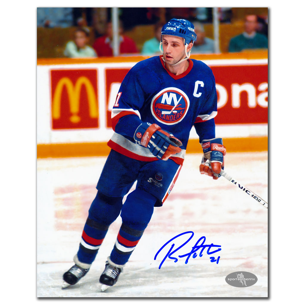 Brent Sutter, capitaine des Islanders de New York, autographié 8x10