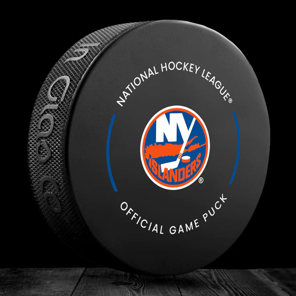 Brent Sutter précommande la rondelle de jeu officielle dédicacée des Islanders de New York