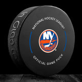 Brent Sutter Pre-Order New York Islanders Autographed Official Game Puck