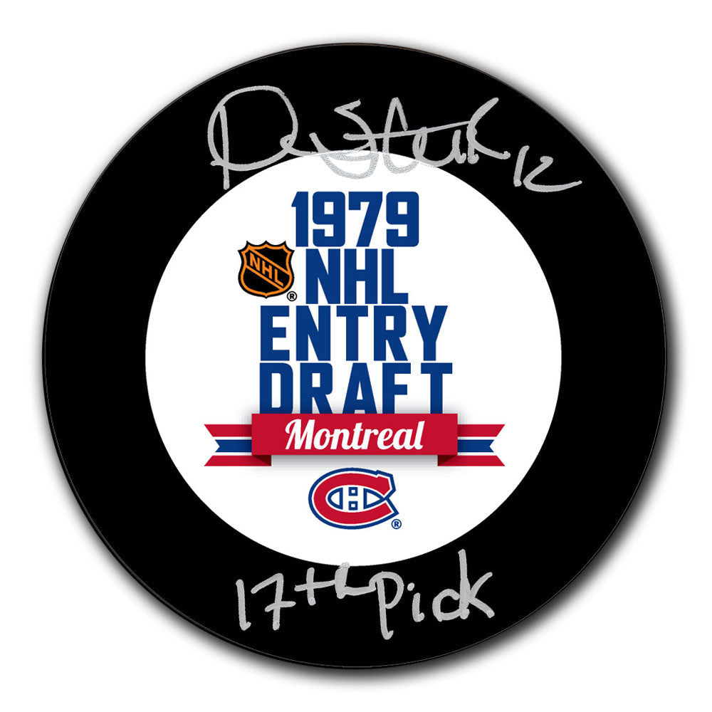 Duane Sutter 1979 NHL Draft 17th Pick Autographed Puck - Sport Authentix Inc