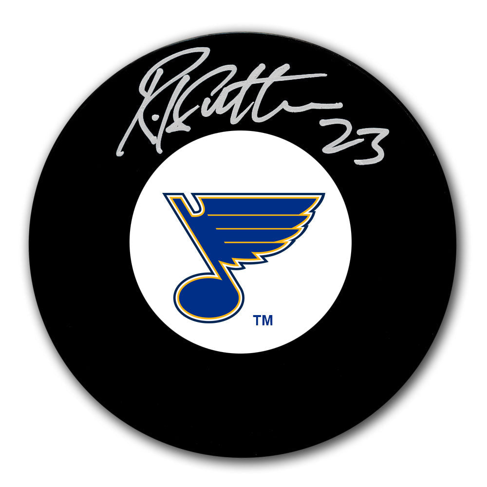 Authentic Rich Sutter St. Louis Blues Autographed Puck - SportAuthentix
