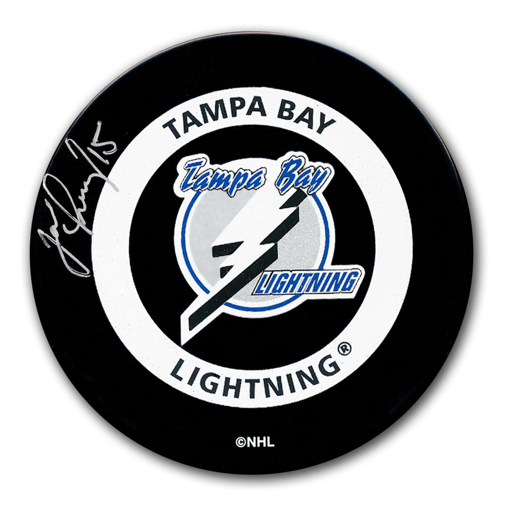Jaroslav Svejkovsky Rondelle de match officielle dédicacée du Lightning de Tampa Bay