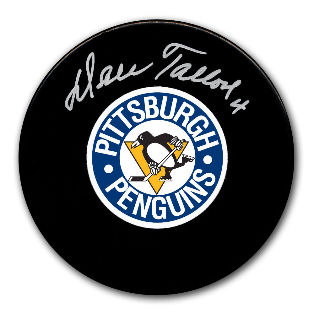 Rondelle autographiée des Penguins de Pittsburgh de Dale Tallon
