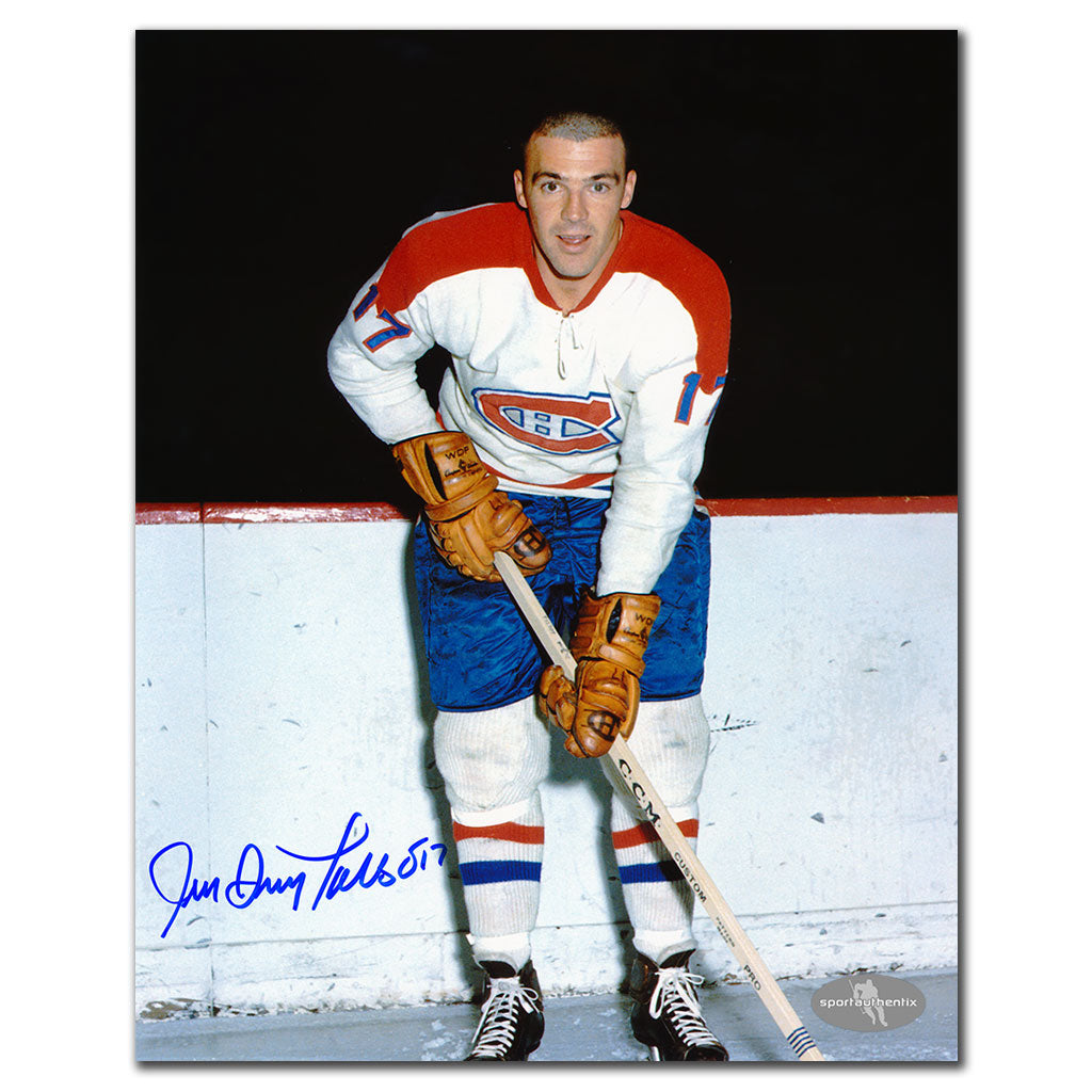 Jean Guy Talbot Montreal Canadiens Autographed 8x10 - Sport Authentix Inc