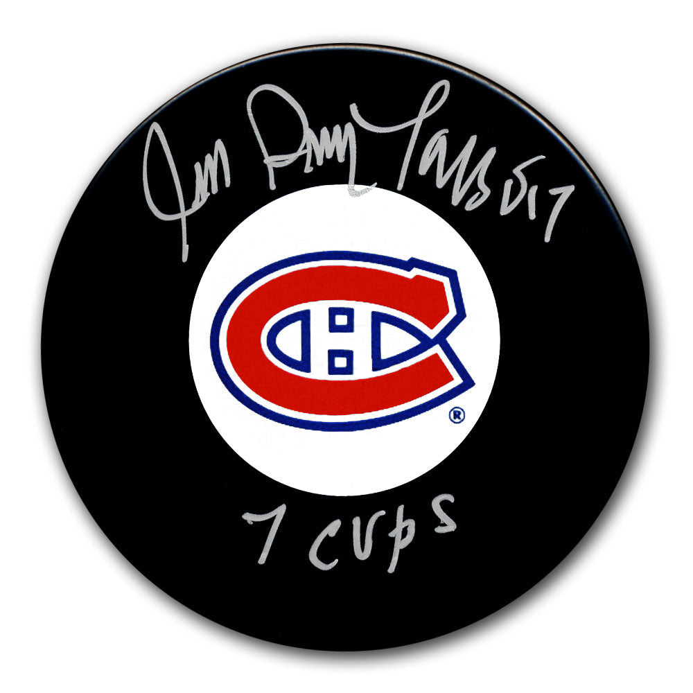 Jean Guy Talbot Montreal Canadiens 7 Cups Autographed Puck - Sport Authentix Inc
