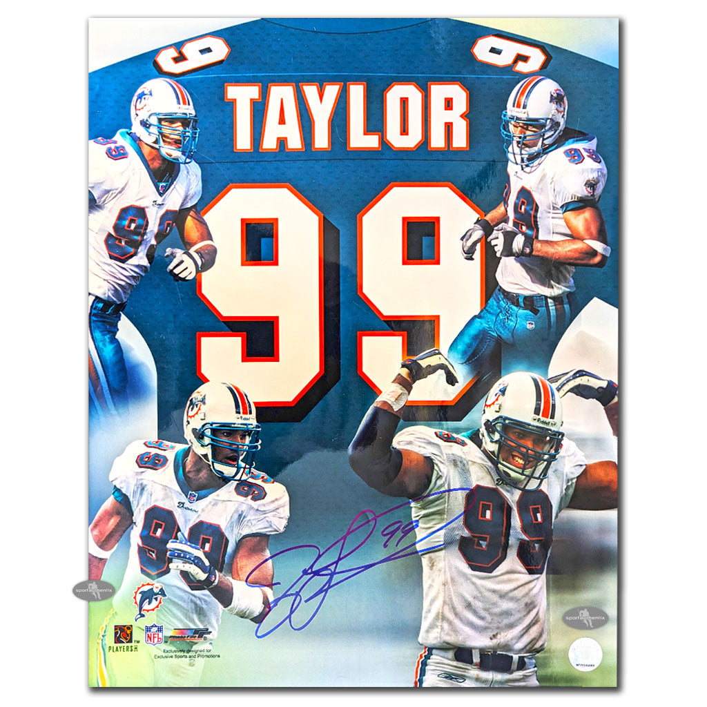 Jason Taylor Miami Dolphins Autographed 16x20