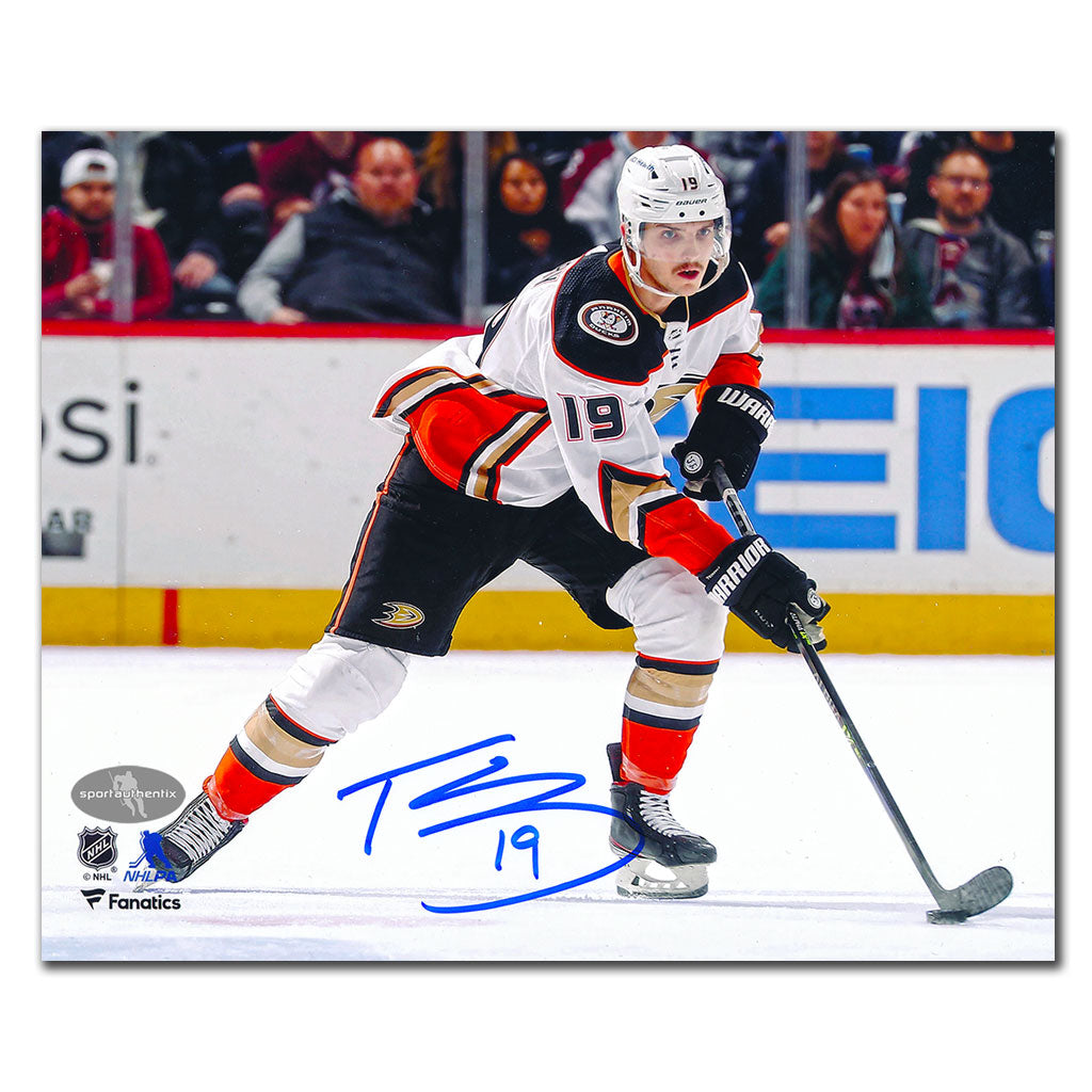 Troy Terry Anaheim Ducks Autographed 8x10