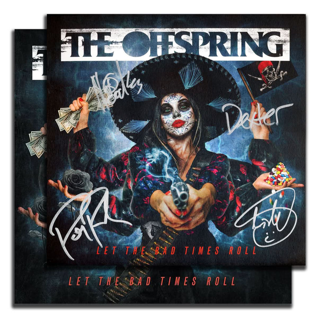 The Offspring LET THE BAD TIMES ROLL Sea Blue Vinyl Album LP Including the-offspring-let-the-bad-times-roll-sea-blue-vinyl-album-lp-including