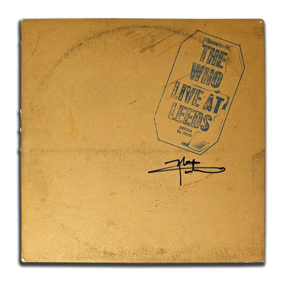Pete Townshend autographed The Who LIVE AT LEEDS vinyl LP, signed on the record cover, includes JSA COA authentication.