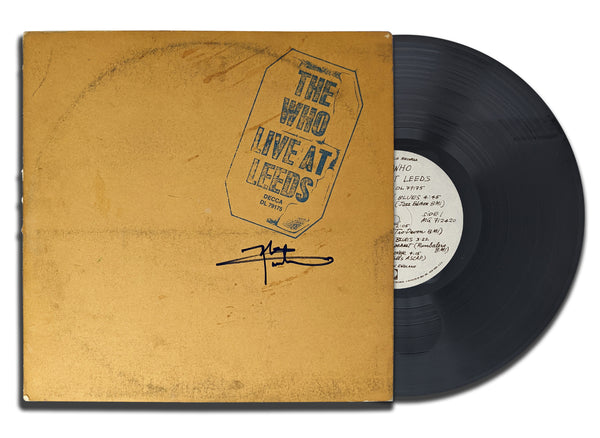 Pete Townshend Signed The Who LIVE AT LEEDS Autographed Vinyl Album LP JSA COA