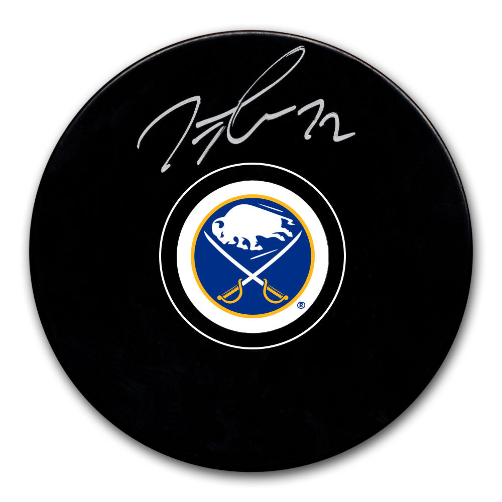 Tage Thompson Buffalo Sabres Autographed Puck