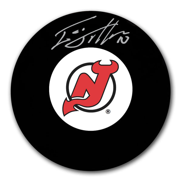 Esa Tikkanen autographed New Jersey Devils hockey puck