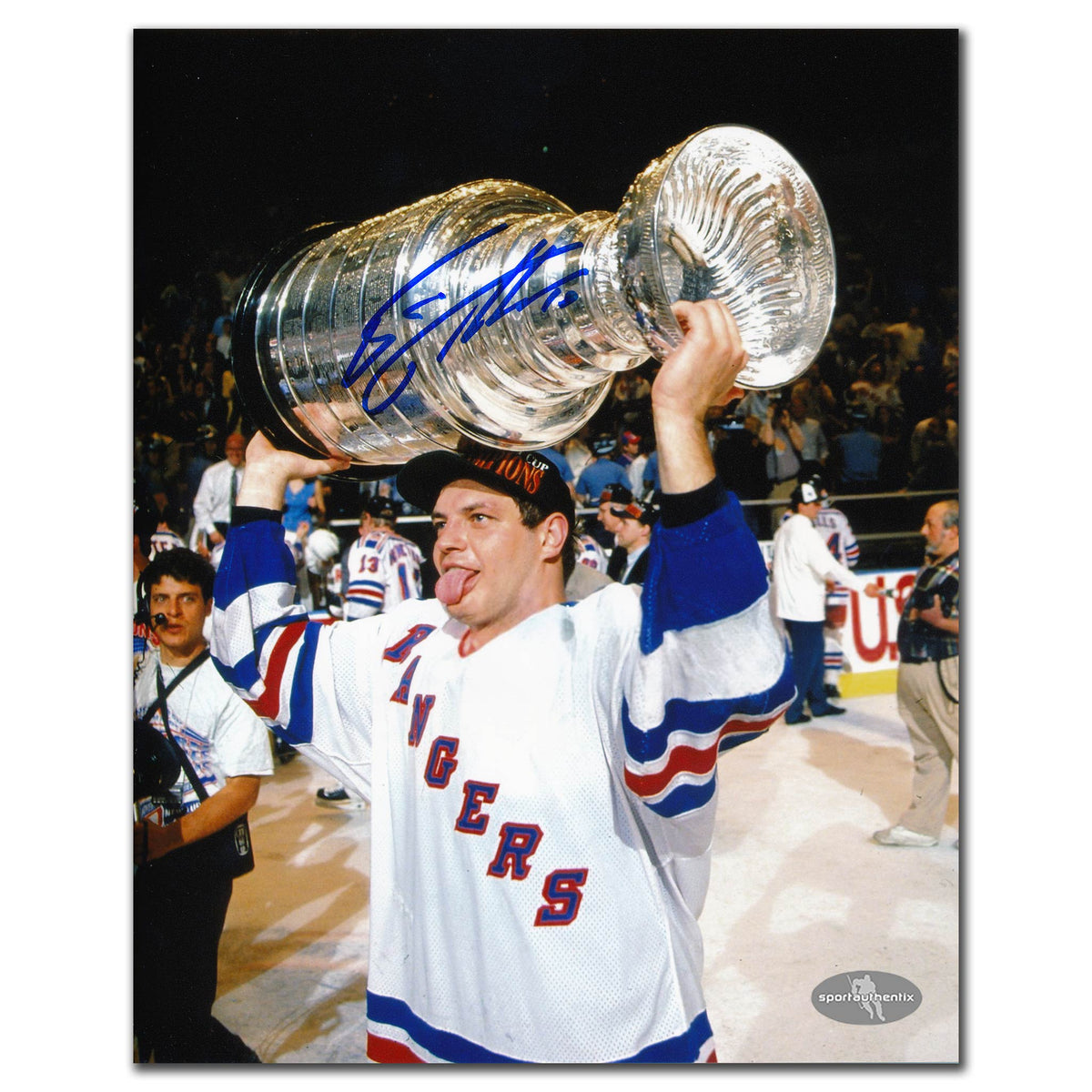 Esa Tikkanen New York Rangers 1994 Stanely Cup Autographed 8x10 - Sport Authentix Inc