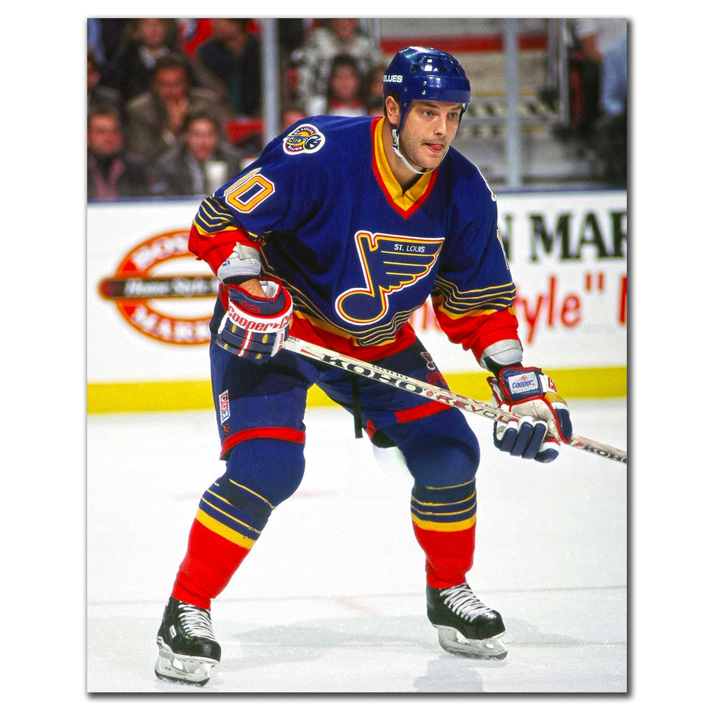 Esa Tikkanen Pre-Order St. Louis Blues Autographed 8x10 (1) - Sport Authentix Inc