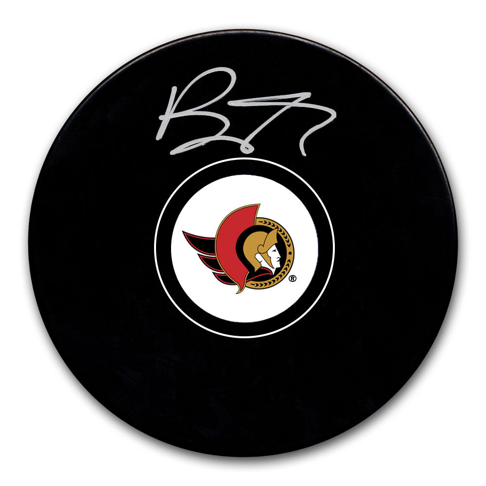 Brady Tkachuk Ottawa Senators Autographed Puck