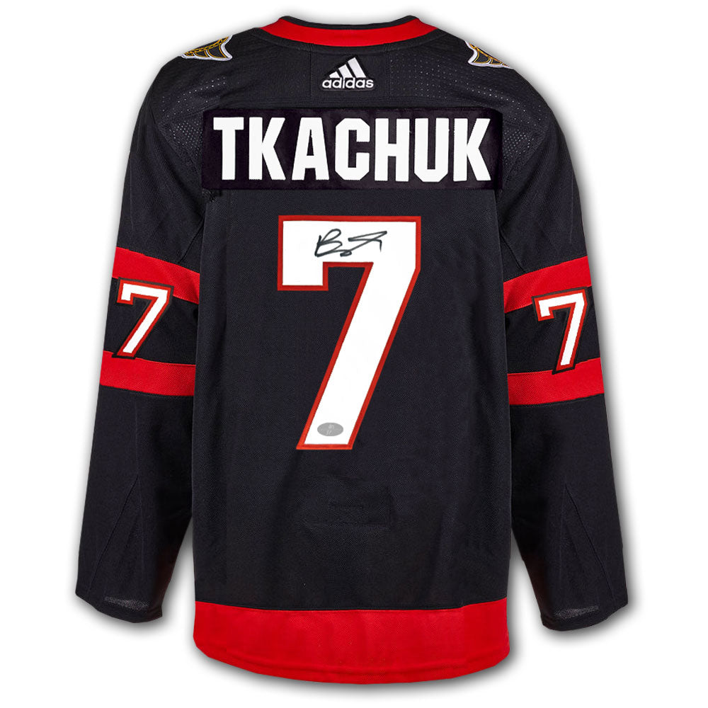 Brady Tkachuk Ottawa Senators Adidas Pro Autographed Jersey