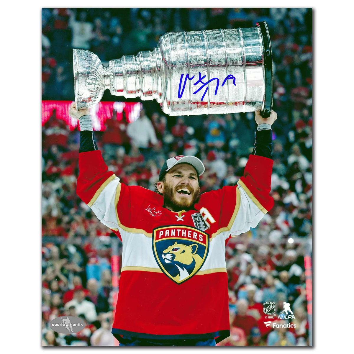 Matthew Tkachuk Florida Panthers 2024 Stanley Cup Autographed 8x10 - Sport Authentix Inc