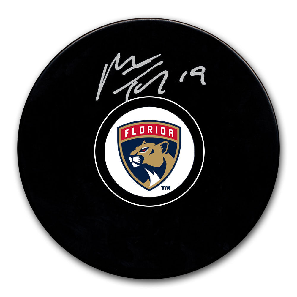 Matthew Tkachuk Florida Panthers Autographed Puck