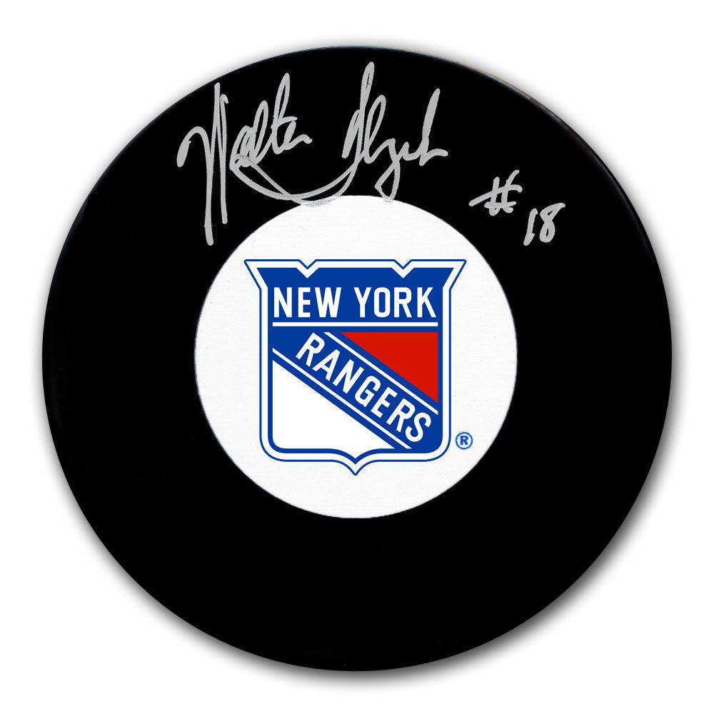 Walt Tkaczuk New York Rangers Autographed Puck