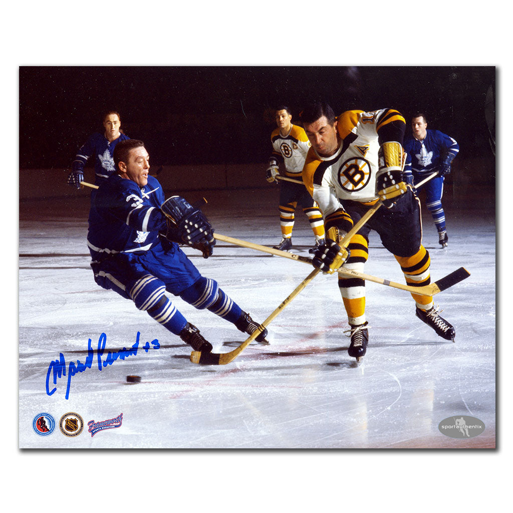 Marcel Pronovost Maple Leafs de Toronto Photo autographiée 8 x 10