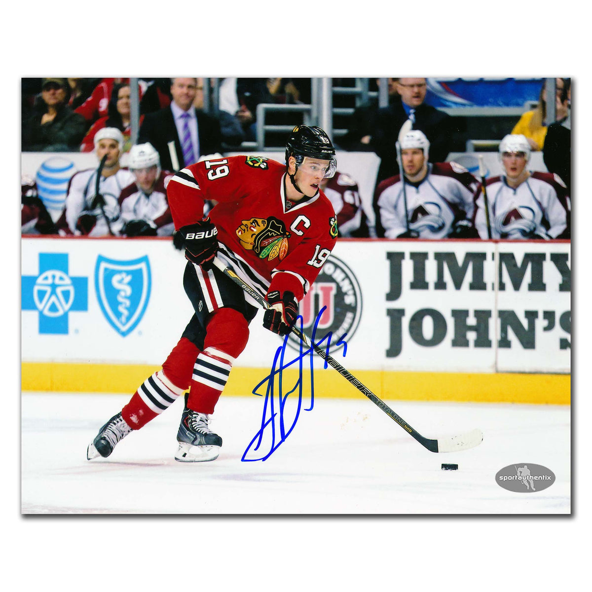 Jonathan Toews Chicago Blackhawks Autographed 8x10 - Sport Authentix Inc