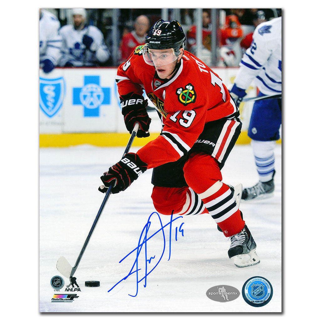 Jonathan Toews Chicago Blackhawks RUSH Autographed 8x10