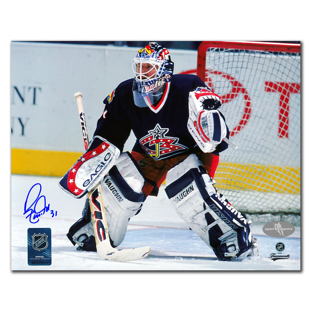 Ron Tugnutt Columbus Blue Jackets Autographed 8x10