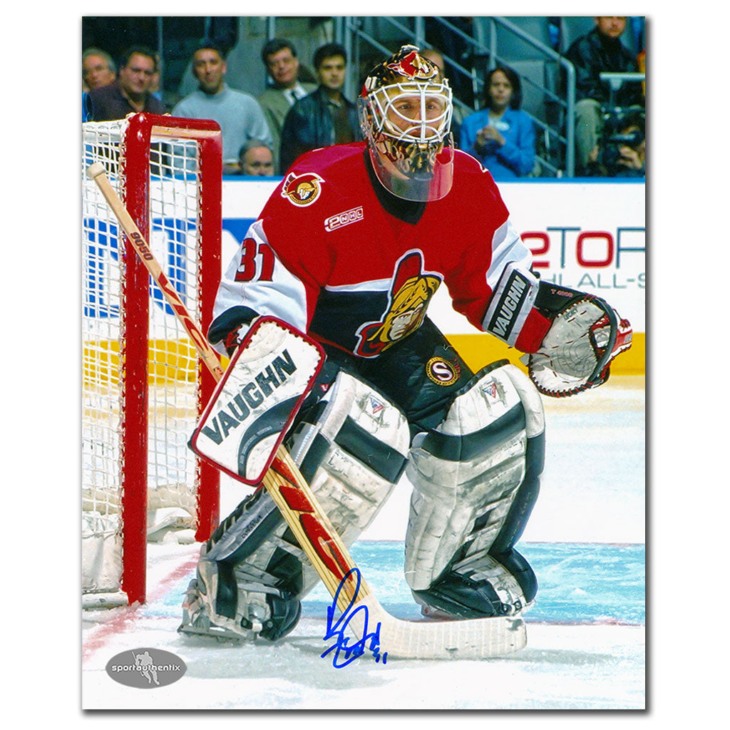 Ron Tugnutt Ottawa Senators ACTION Autographed 8x10