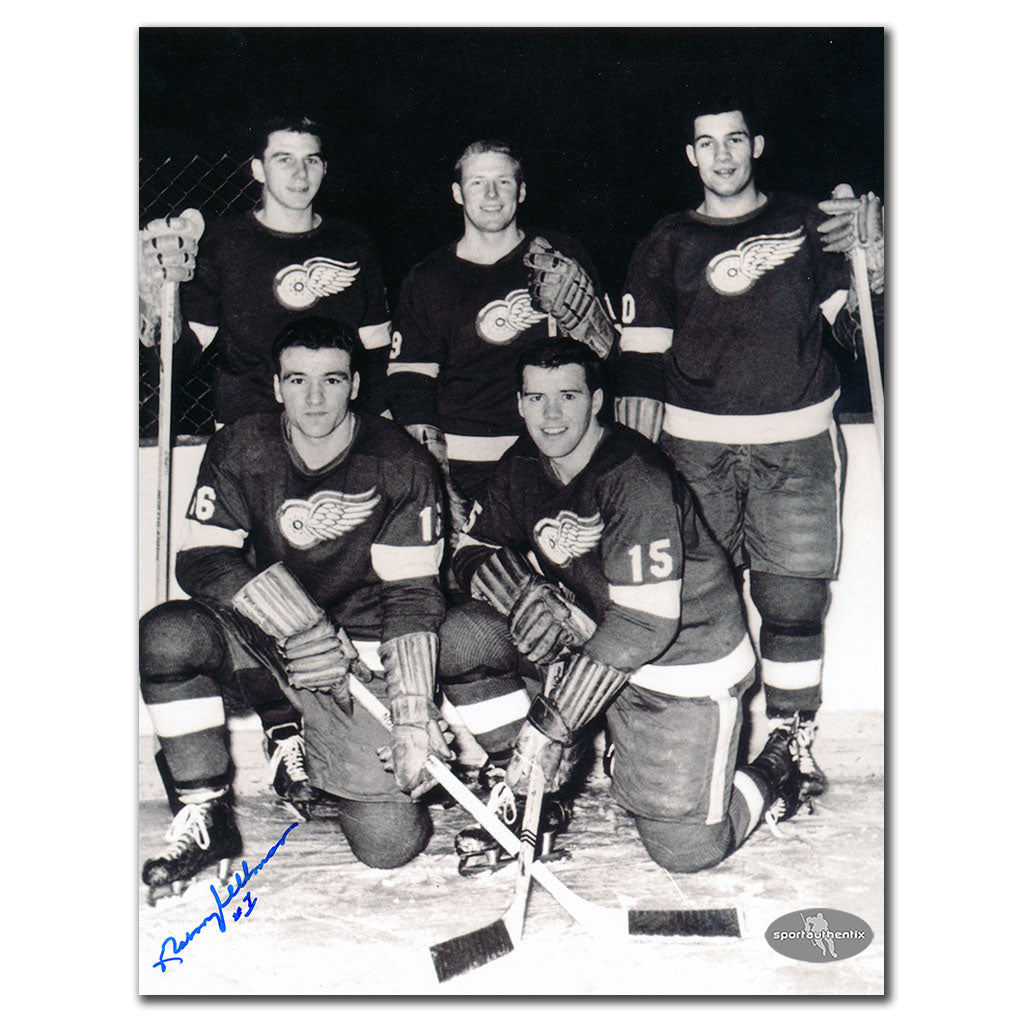 Norm Ullman Detroit Red Wings Autographed 8x10