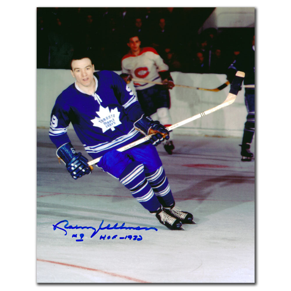 Norm Ullman Toronto Maple Leafs HOF dédicacé 8x10