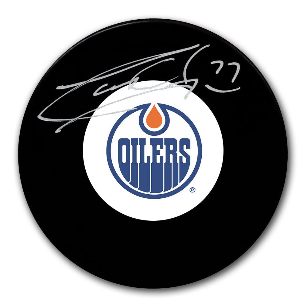 Garry Unger autographed Edmonton Oilers hockey puck