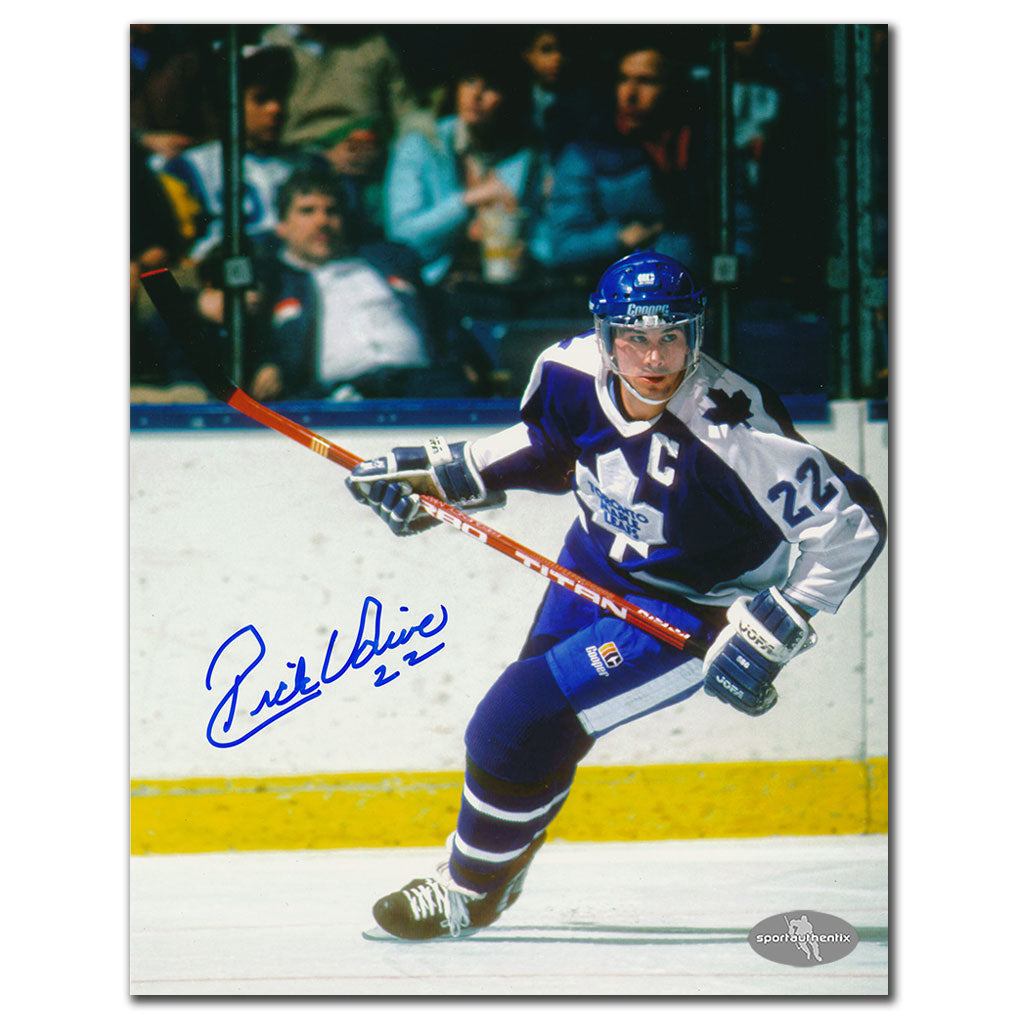 Authentic Rick Vaive Toronto Maple Leafs RUSH Autographed 8x10 - SportAuthentix