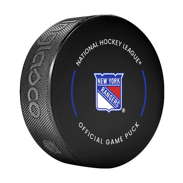 John Vanbiesbrouck Pre-Order New York Rangers Autographed Official Game Puck